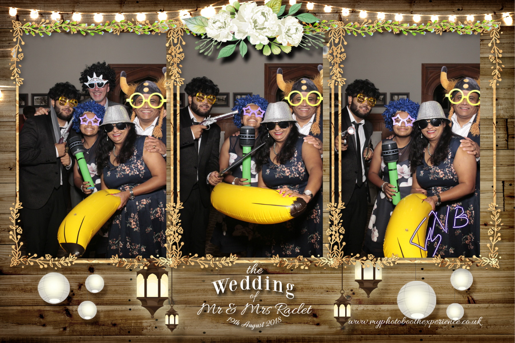 Mr & Mrs Raclet | View more photos from the event at gallery.myphotoboothexperience.co.uk/u/MyPhotoBoothExperienceLtd/Mr-Mrs-Raclet